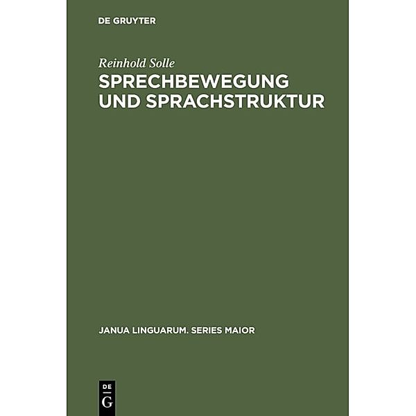 Sprechbewegung und Sprachstruktur, Reinhold Solle