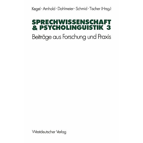 Sprechwissenschaft & Psycholinguistik 3