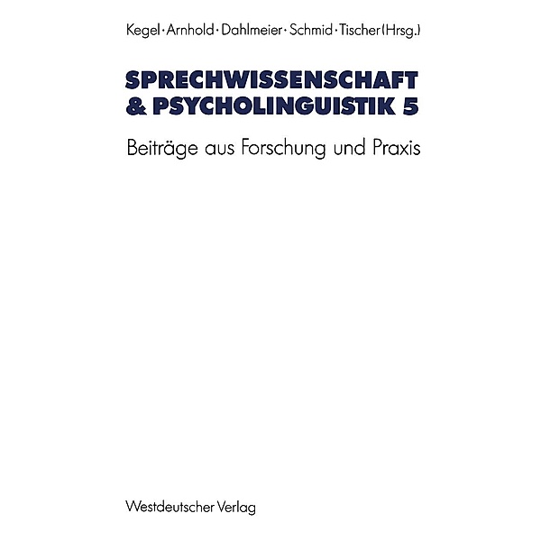 Sprechwissenschaft & Psycholinguistik 5