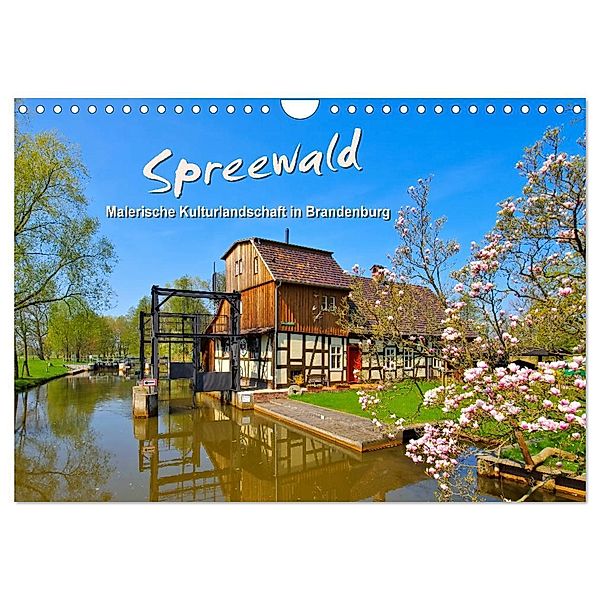 Spreewald - Malerische Kulturlandschaft in Brandenburg (Wandkalender 2024 DIN A4 quer), CALVENDO Monatskalender, LianeM