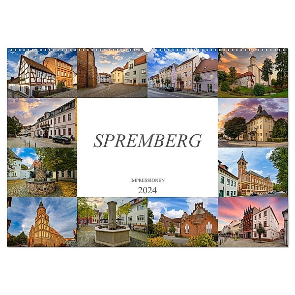 Spremberg Impressionen (Wandkalender 2024 DIN A2 quer), CALVENDO Monatskalender, Dirk Meutzner