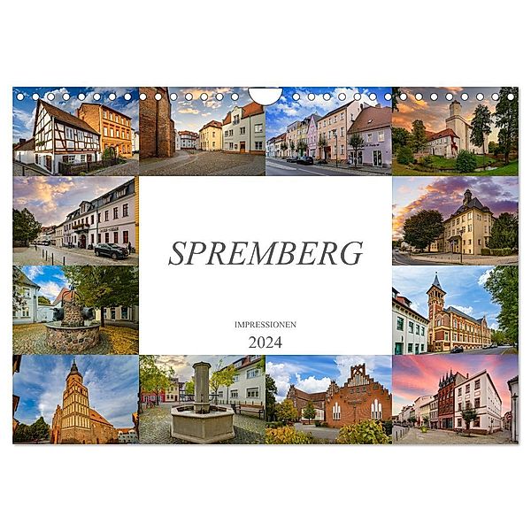 Spremberg Impressionen (Wandkalender 2024 DIN A4 quer), CALVENDO Monatskalender, Dirk Meutzner