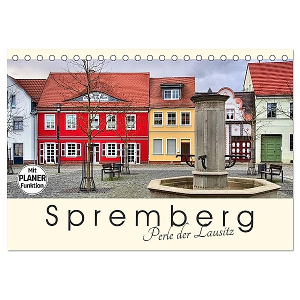 Spremberg - Perle der Lausitz (Tischkalender 2024 DIN A5 quer), CALVENDO Monatskalender, LianeM