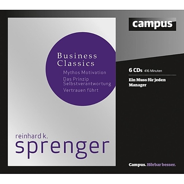 Sprenger Business Classics, Reinhard K. Sprenger