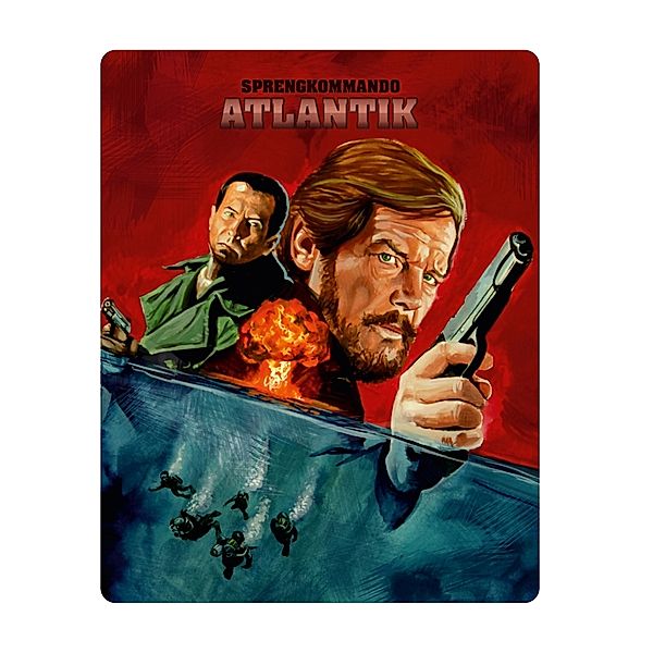 Sprengkommando Atlantik Limitierte Novobox Klassiker Edition, Roger Moore, James Mason, Anthony Perkins