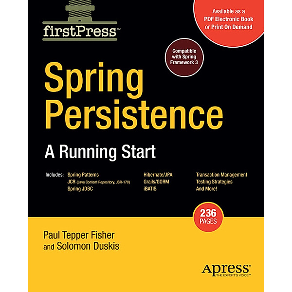 Spring Persistence - A Running Start, Mark Fisher, Solomon Duskis