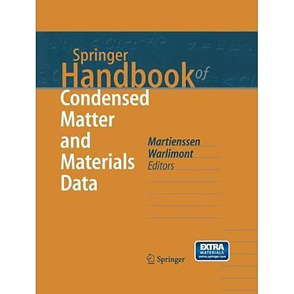 Springer Handbook of Condensed Matter and Materials Data, w. CD-ROM