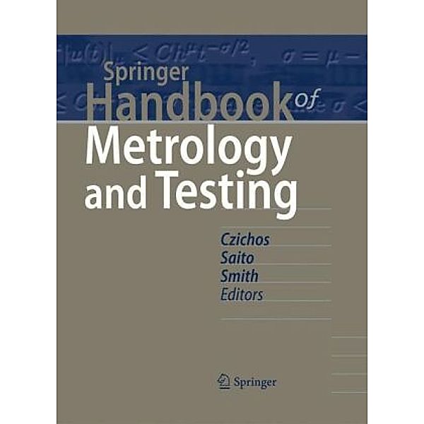 Springer Handbook of Metrology and Testing