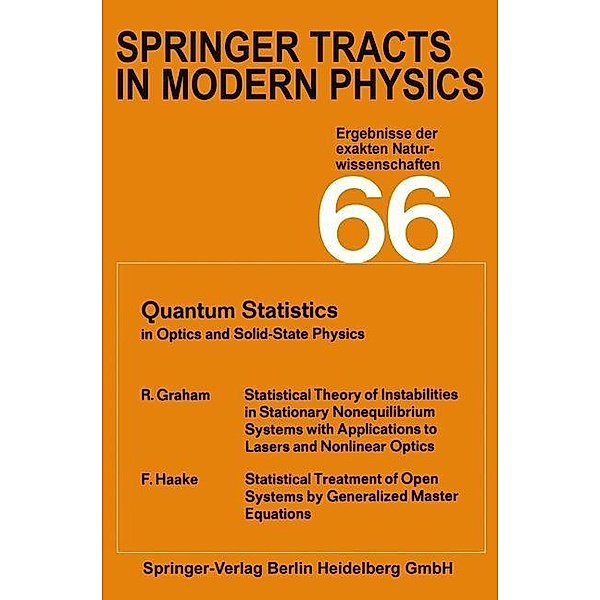 Springer Tracts in Modern Physics, Robert Graham