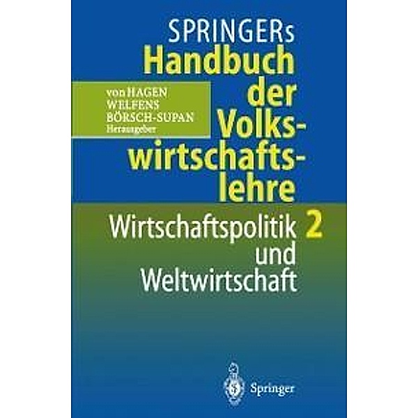 Springers Handbuch der Volkswirtschaftslehre 2