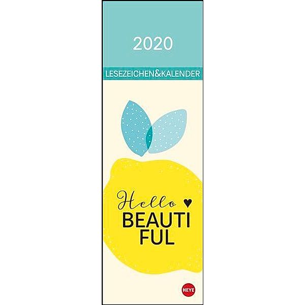 Spruch (Hello Beautiful) Lesezeichen & Kalender 2020