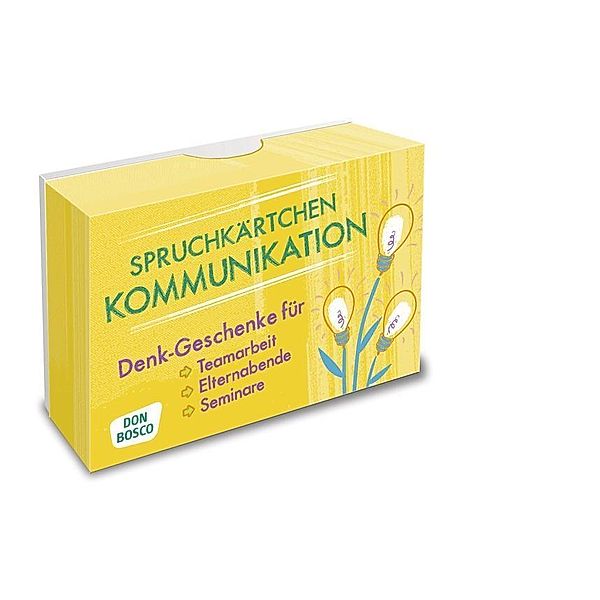 Spruchkärtchen Kommunikation, Helga Fell