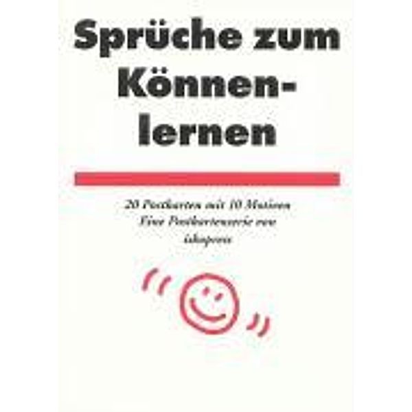 Sprüche zum Könnenlernen, 20 Postkarten, Maurice Chevalier, Walt u. a. Disney