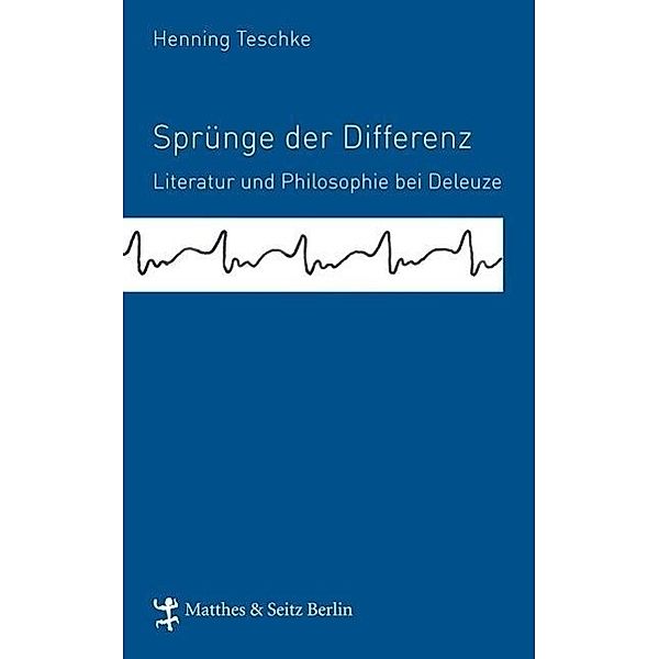 Sprünge der Differenz, Henning Teschke