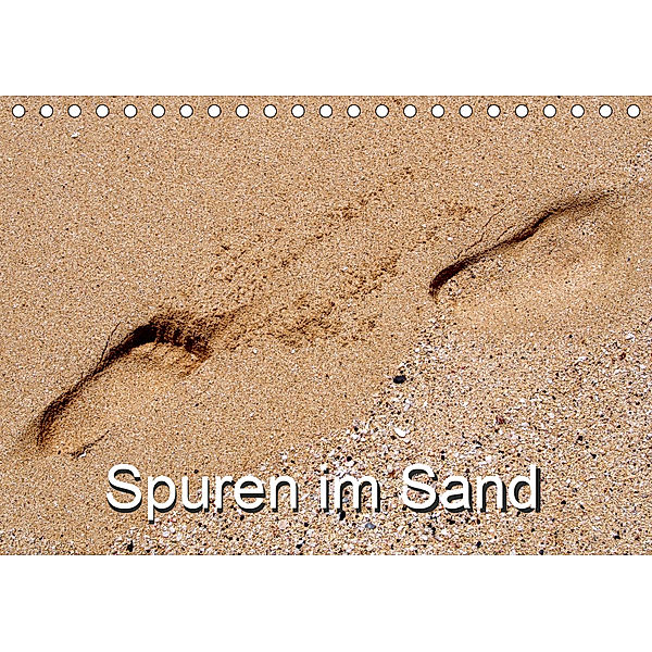 Spuren im Sand (Tischkalender 2020 DIN A5 quer)