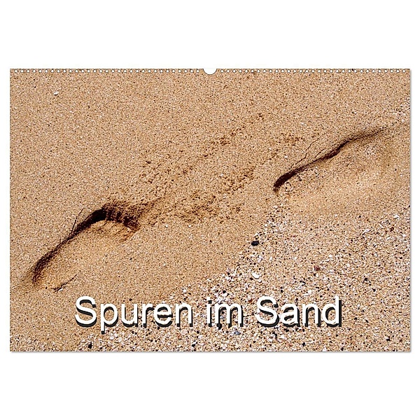 Spuren im Sand (Wandkalender 2024 DIN A2 quer), CALVENDO Monatskalender, Pocketkai