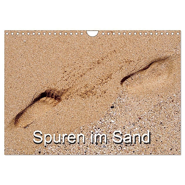 Spuren im Sand (Wandkalender 2024 DIN A4 quer), CALVENDO Monatskalender, Pocketkai
