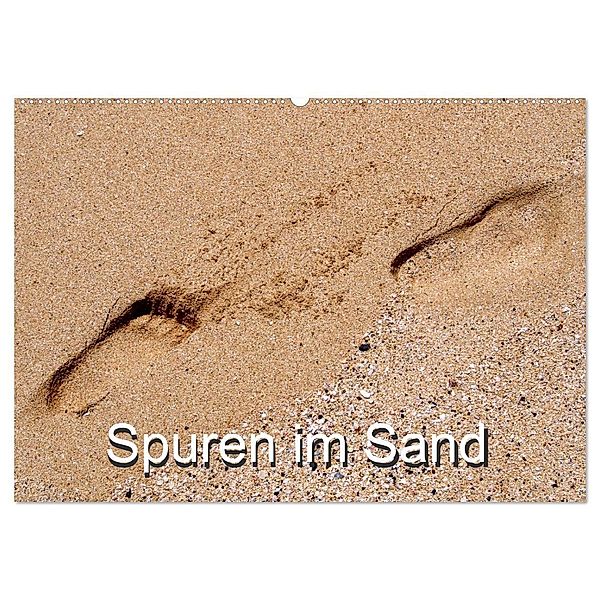 Spuren im Sand (Wandkalender 2025 DIN A2 quer), CALVENDO Monatskalender, Calvendo, Pocketkai