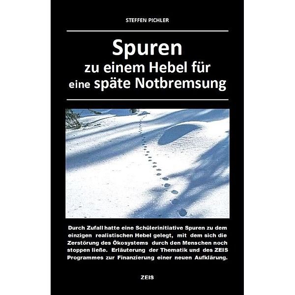 Spuren zu einem Hebel für eine späte Notbremsung, Steffen Pichler