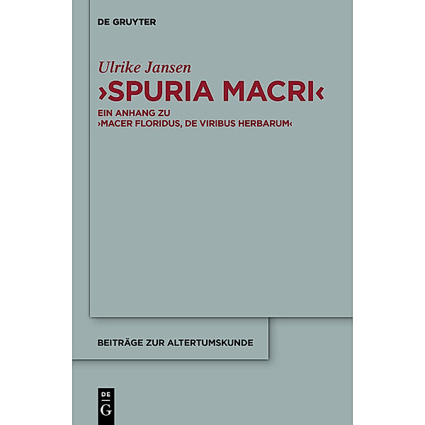 Spuria Macri, Ulrike Jansen