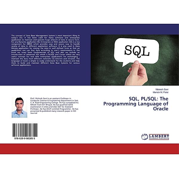 SQL, PL/SQL: The Programming Language of Oracle, Mukesh Soni, Manish M. Patel