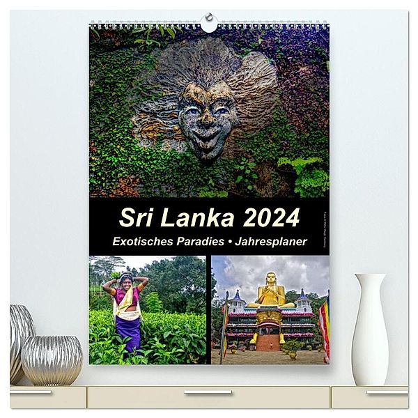 Sri Lanka 2024 - Exotisches Paradies - Jahresplaner (hochwertiger Premium Wandkalender 2024 DIN A2 hoch), Kunstdruck in Hochglanz, Hamburg, © Mirko Weigt