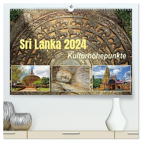 Sri Lanka 2024 Kulturhöhepunkte (hochwertiger Premium Wandkalender 2024 DIN A2 quer), Kunstdruck in Hochglanz, Hamburg, © Mirko Weigt