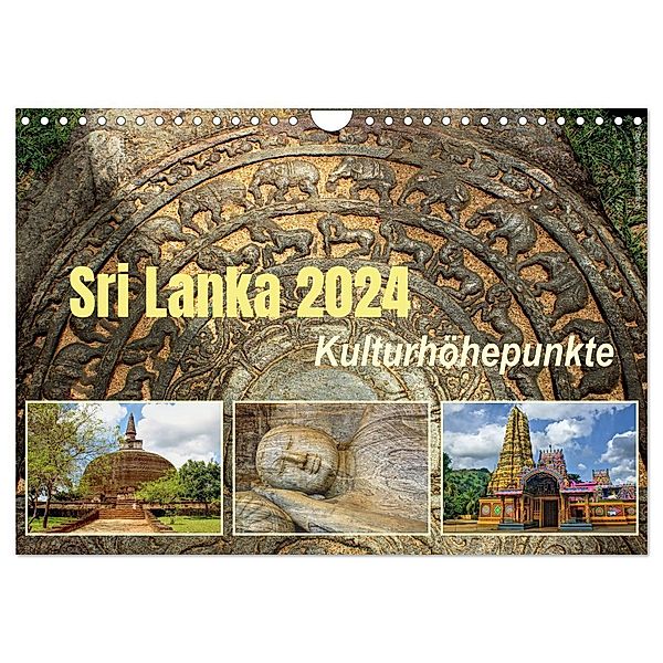Sri Lanka 2024 Kulturhöhepunkte (Wandkalender 2024 DIN A4 quer), CALVENDO Monatskalender, Hamburg, © Mirko Weigt
