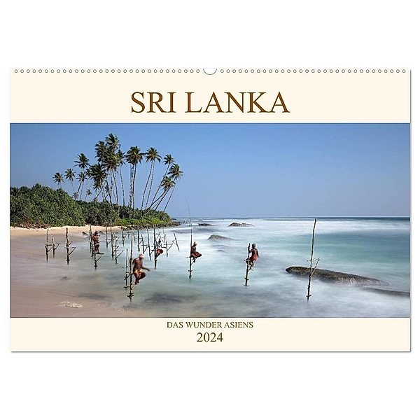 Sri Lanka Das Wunder Asiens (Wandkalender 2024 DIN A2 quer), CALVENDO Monatskalender, Roland Brack