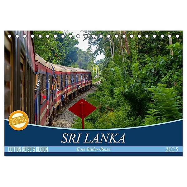 Sri Lanka - Eine Bilder-Reise (Tischkalender 2025 DIN A5 quer), CALVENDO Monatskalender, Calvendo, Sebastian Heinrich