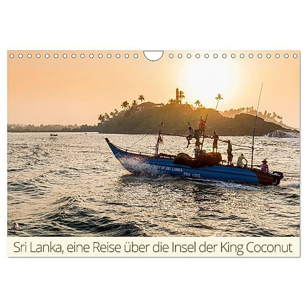 Sri Lanka, eine Reise über die Insel der King Coconut (Wandkalender 2024 DIN A4 quer), CALVENDO Monatskalender, mo wüstenhagen photography