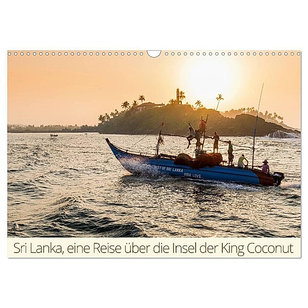 Sri Lanka, eine Reise über die Insel der King Coconut (Wandkalender 2024 DIN A3 quer), CALVENDO Monatskalender, mo wüstenhagen photography