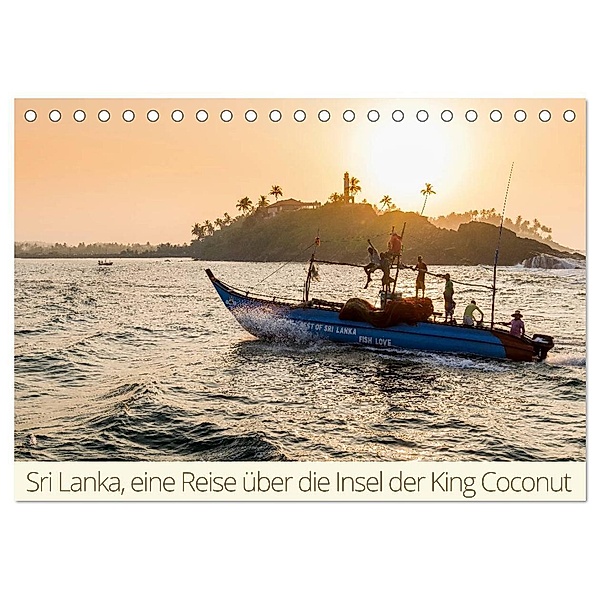 Sri Lanka, eine Reise über die Insel der King Coconut (Tischkalender 2024 DIN A5 quer), CALVENDO Monatskalender, mo wüstenhagen photography