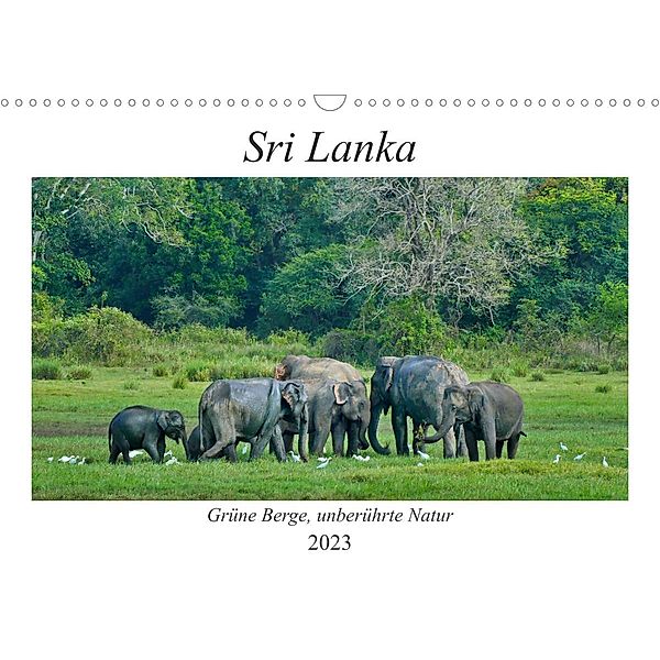 Sri Lanka,  Grüne Berge - unberührte Natur (Wandkalender 2023 DIN A3 quer), Herbert Böck