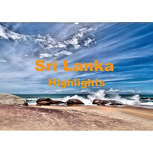 Sri Lanka - Highlights (Wandkalender 2018 DIN A2 quer), Wolfgang-A. Langenkamp