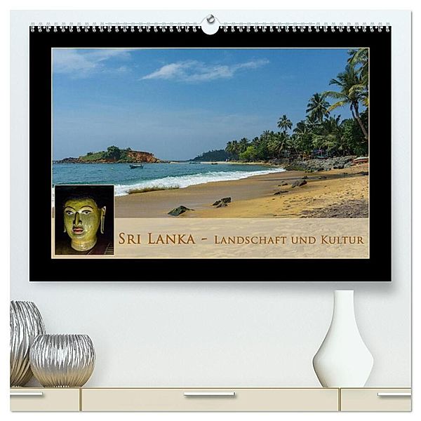 Sri Lanka - Landschaft und Kultur (hochwertiger Premium Wandkalender 2024 DIN A2 quer), Kunstdruck in Hochglanz, AJ Beuck