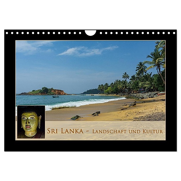 Sri Lanka - Landschaft und Kultur (Wandkalender 2024 DIN A4 quer), CALVENDO Monatskalender, AJ Beuck
