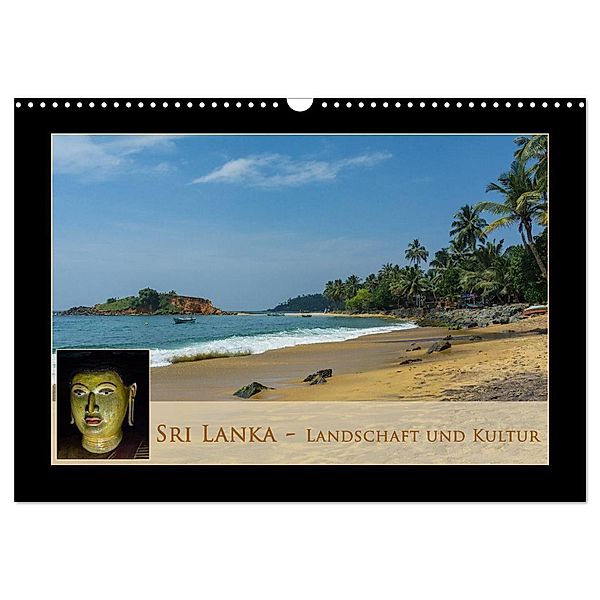 Sri Lanka - Landschaft und Kultur (Wandkalender 2025 DIN A3 quer), CALVENDO Monatskalender, Calvendo, AJ Beuck