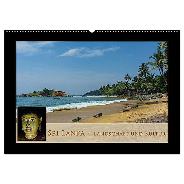 Sri Lanka - Landschaft und Kultur (Wandkalender 2025 DIN A2 quer), CALVENDO Monatskalender, Calvendo, AJ Beuck