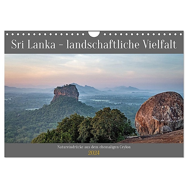 Sri Lanka - landschaftliche Vielfalt (Wandkalender 2024 DIN A4 quer), CALVENDO Monatskalender, Frank Brehm