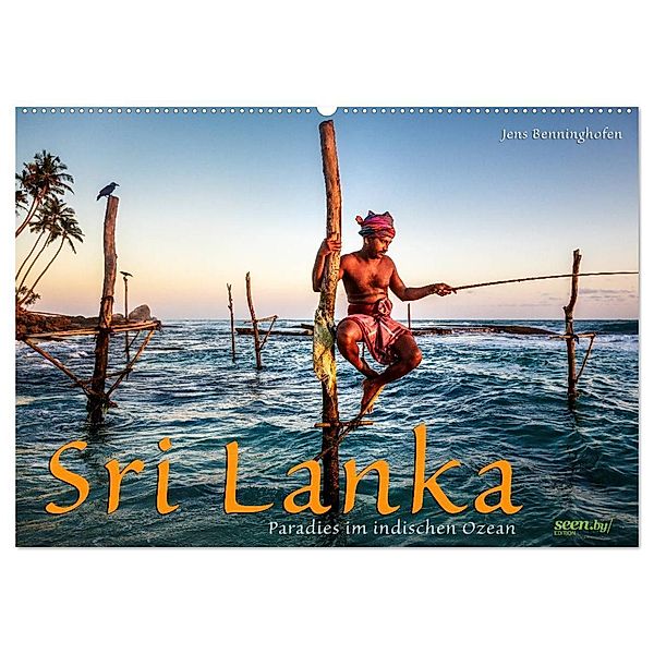 Sri Lanka - Paradies im indischen Ozean (Wandkalender 2024 DIN A2 quer), CALVENDO Monatskalender, Jens Benninghofen