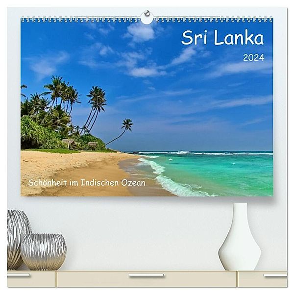 Sri Lanka, Schönheit im Indischen Ozean (hochwertiger Premium Wandkalender 2024 DIN A2 quer), Kunstdruck in Hochglanz, Herbert Böck