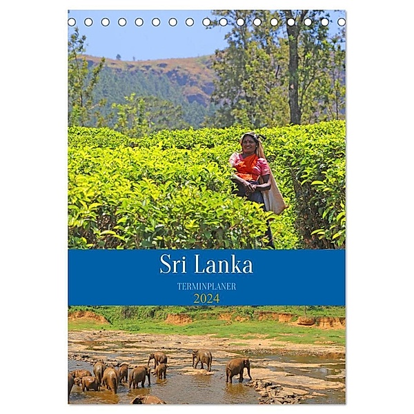 Sri Lanka - Terminplaner (Tischkalender 2024 DIN A5 hoch), CALVENDO Monatskalender, Denise Graupner