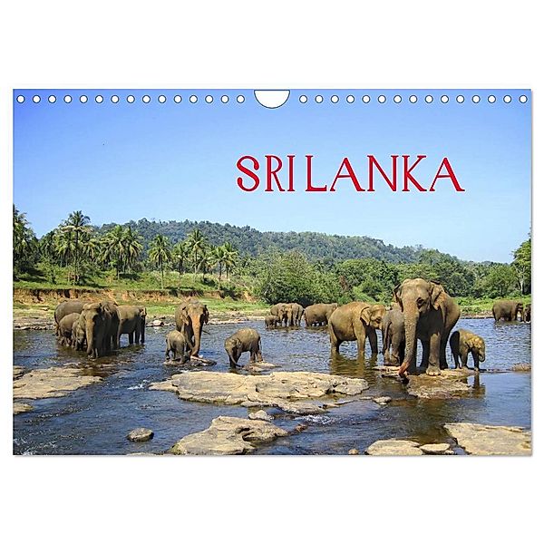 Sri Lanka (Wandkalender 2024 DIN A4 quer), CALVENDO Monatskalender, Clemens Rasch