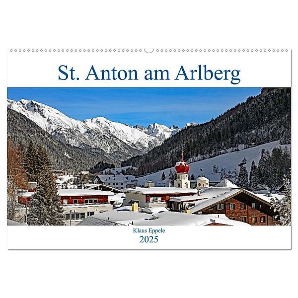 St. Anton am Arlberg (Wandkalender 2025 DIN A2 quer), CALVENDO Monatskalender, Calvendo, Klaus Eppele