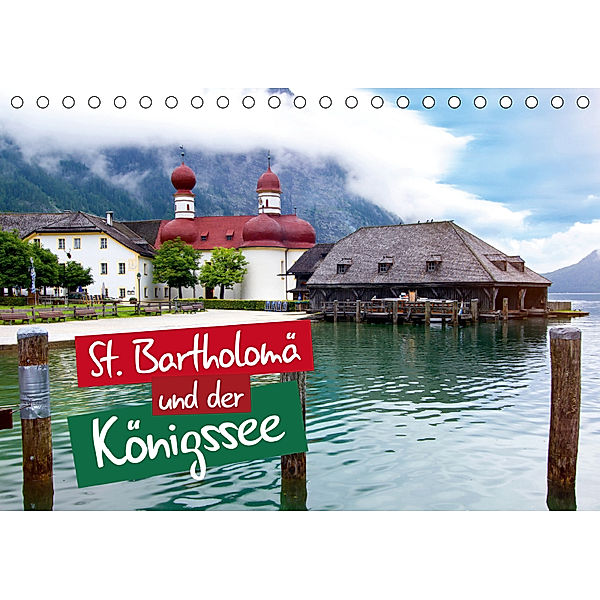 St. Bartholomä und der Königssee (Tischkalender 2019 DIN A5 quer), Falko Seidel