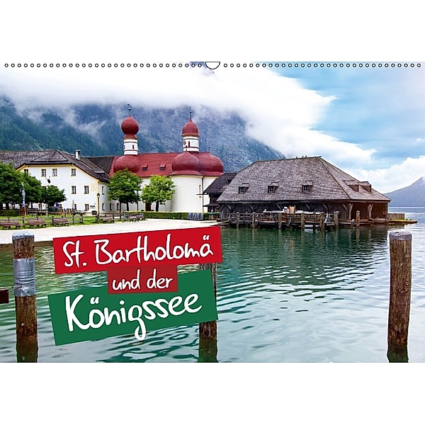 St. Bartholomä und der Königssee (Wandkalender 2018 DIN A2 quer), Falko Seidel