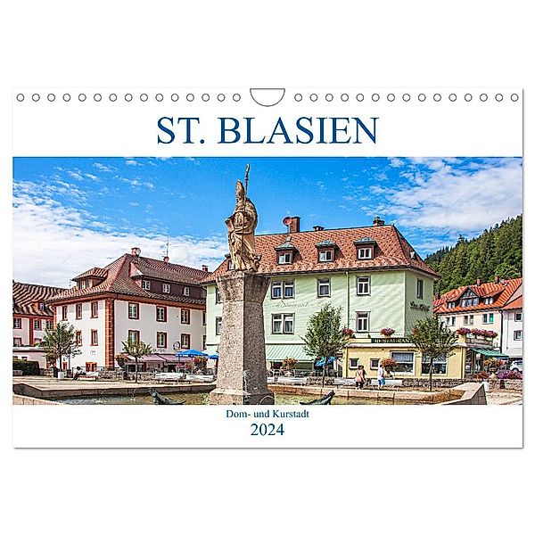 St. Blasien - Dom- und Kurstadt (Wandkalender 2024 DIN A4 quer), CALVENDO Monatskalender, Liselotte Brunner-Klaus