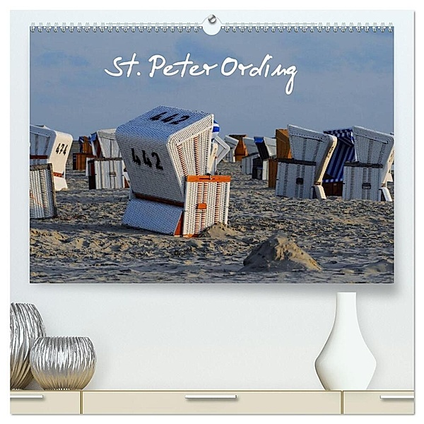 St. Peter Ording (hochwertiger Premium Wandkalender 2024 DIN A2 quer), Kunstdruck in Hochglanz, Nordstern