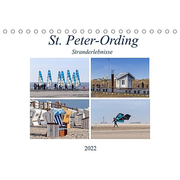 St. Peter-Ording Stranderlebnisse (Tischkalender 2022 DIN A5 quer), Manuela Falke